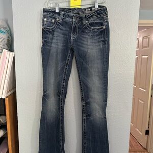 Miss Me 28 waist Stylish bootcut Blue Denim Jeans